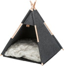 36275 Tipi cuddly cave, felt, 55 x 65 x 55 cm, anthracite