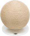 43721 Scratching ball on a plate, jute/wood, xÃ‚Â· 29 x 31 cm