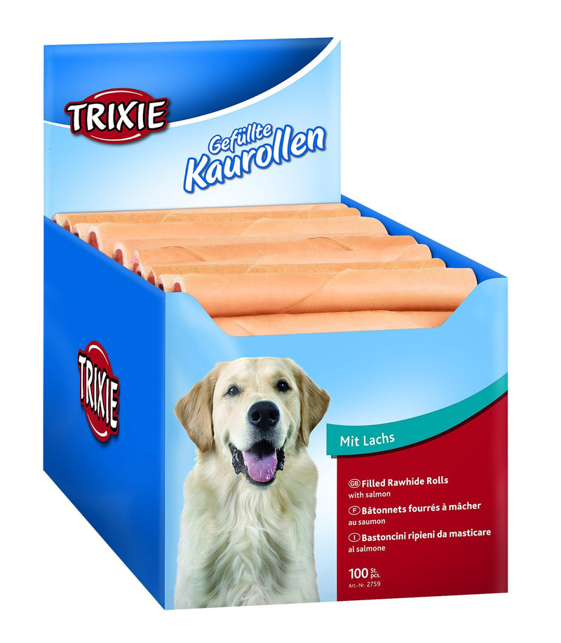 2759 Chewing rolls filled with salmon, 12 cm, 22 g
