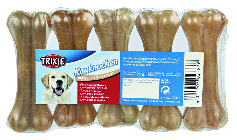 2787 Chewing bones, pressed, 8 cm, 5 pcs./15 g