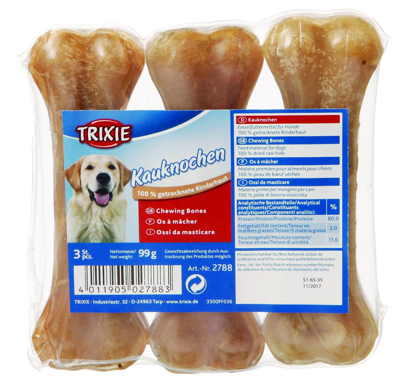 2788 Chewing bones, pressed, 11 cm, 3 pcs./33 g