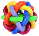 32622 Knotted ball, natural rubber, diam. 10 cm