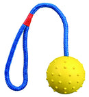 3305 Ball on a rope, natural rubber, diam. 6 cm/30 cm