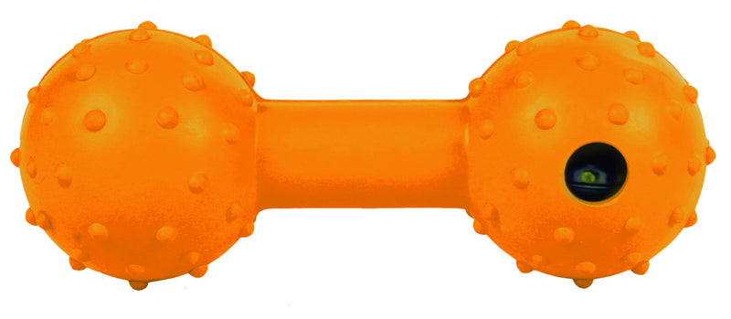3335 Dumbbell with bell, natural rubber, 12 cm