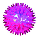 33640 Flashing hedgehog ball, TPR, diam. 5 cm