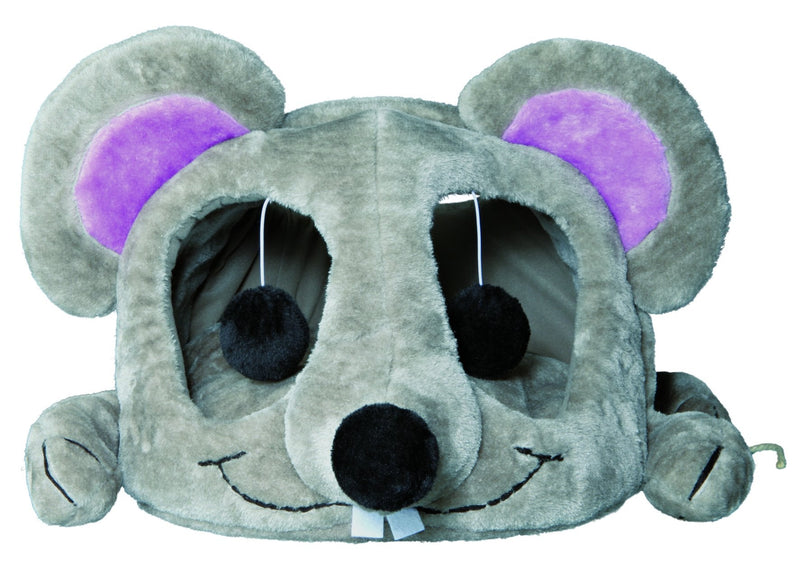 36290 Junior Lukas cuddly cave, 35 x 33 x 65 cm, light grey/grey