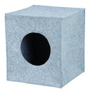 36313 Anton cuddly cave for shelf, 33 x 33 x 37 cm, grey