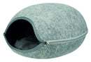 36316 Luna cuddly cave, felt, 40 x 24 x 46 cm, light grey