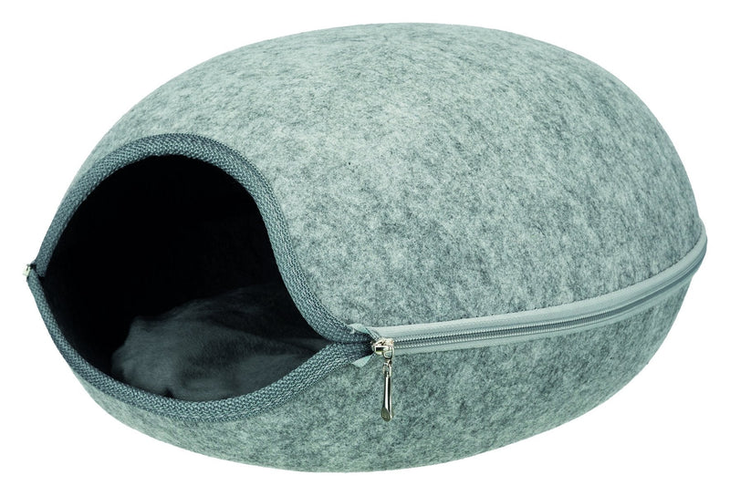 36316 Luna cuddly cave, felt, 40 x 24 x 46 cm, light grey