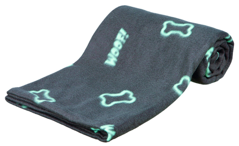 37185 Barney fleece blanket, 150 x 100 cm, taupe