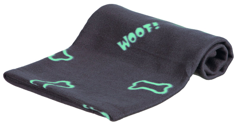 37195 Beany fleece blanket, 100 x 70 cm, taupe