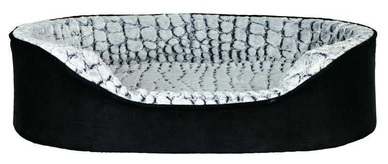 37253 Lino vital bed, 110 x 92 cm, black/grey