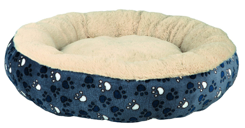 37378 Tammy bed, diam. 70 cm, blue/beige