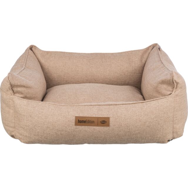 37648 Farello bed square, 100 X 70 cm, brown/white