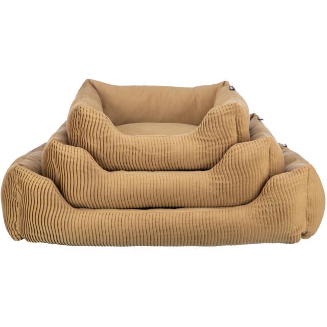 37695 Marley bed, square, 100 x 70 cm, ochre