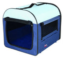 39703 Mobile Kennel, S: 50 x 50 x 60 cm, dark blue/light blue