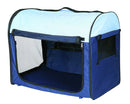 39705 Mobile Kennel, M-L: 70 x 75 x 95 cm, dark blue/light blue