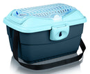 39802 Mini-Capri transport box, 40 x 22 x 30 cm, dark grey/light blue
