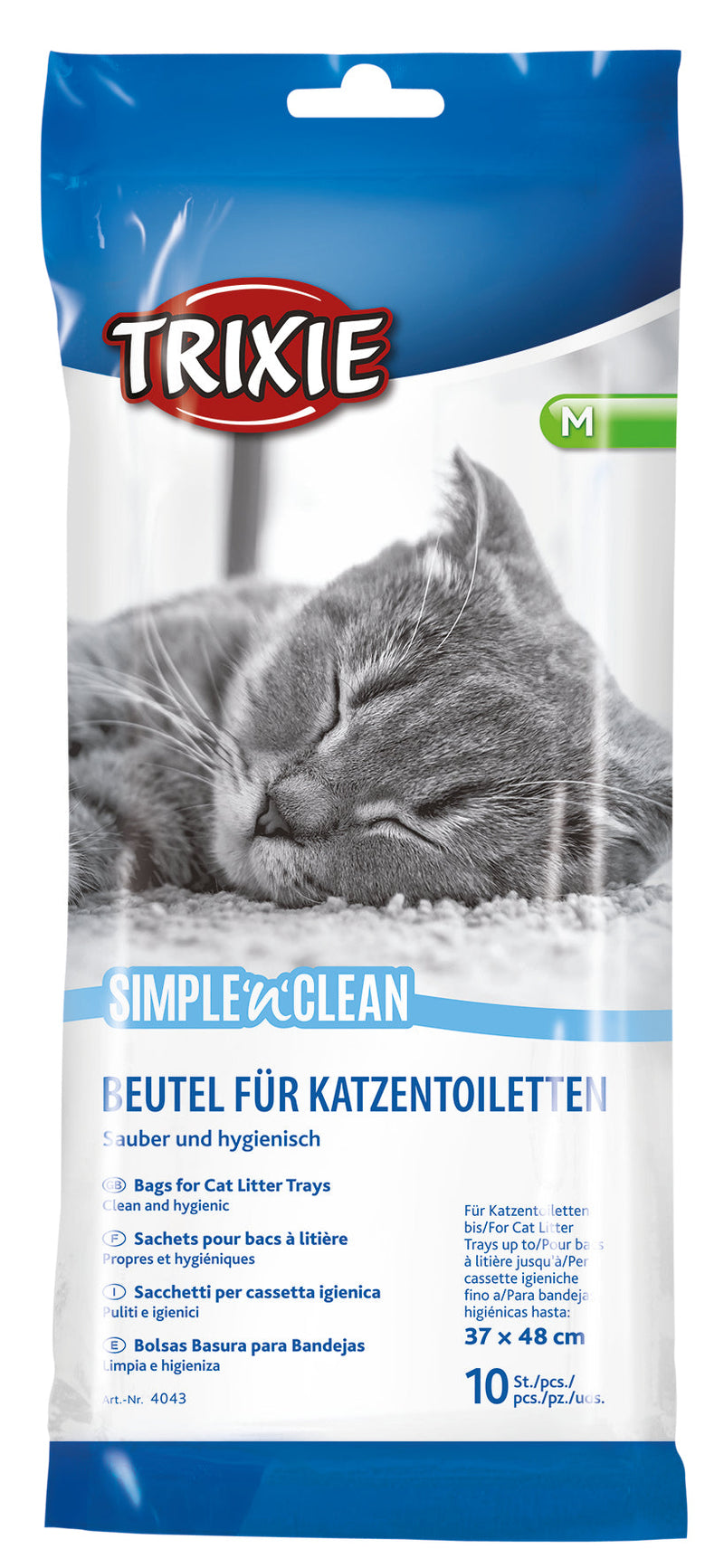 4043 Simple'n'Clean Bags for litter trays, M: up to 37 x 48 cm, 10 pcs.