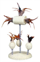 40721 Natural toys on springs, diam. 15 x 30 cm