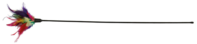 4106 Playing rod with feathers, 50 cm