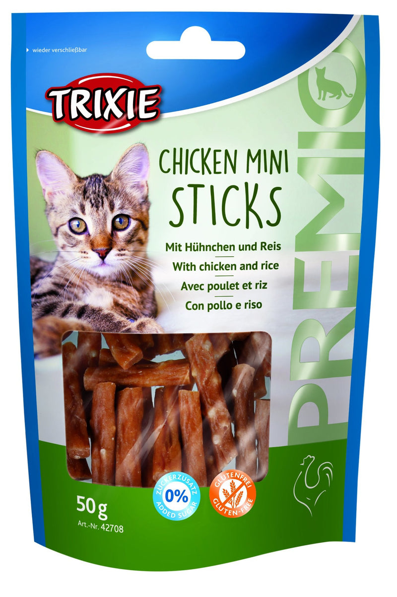 42708 PREMIO Mini Sticks, chicken/rice, 50 g