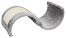 43262 Wavy scratching wave, 39 x 28 x 50 cm, grey/natural