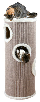 4338 Edoardo Cat Tower, 100 cm, taupe/cream