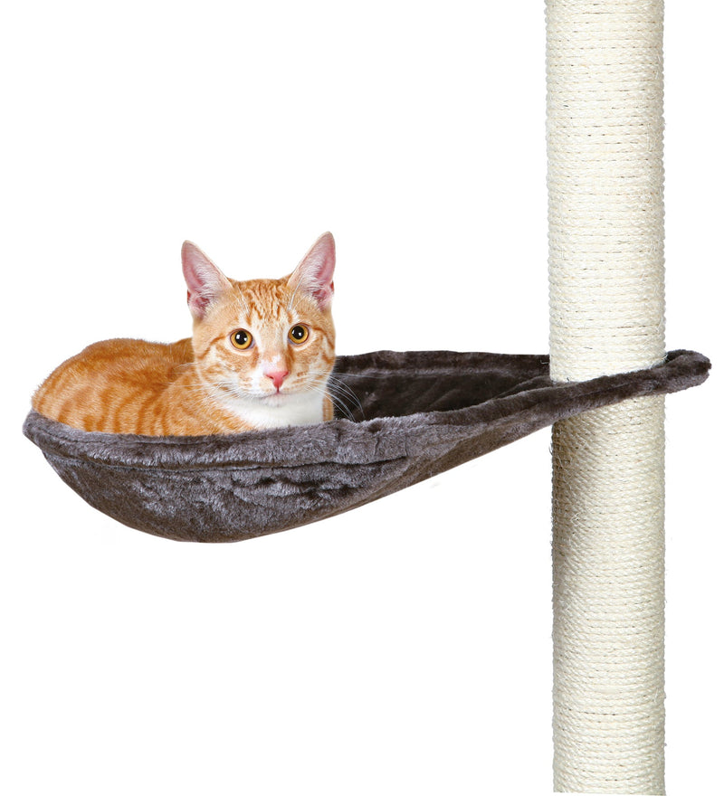 43542 Nest for scratching post, metal frame, diam. 40 cm, platinum grey
