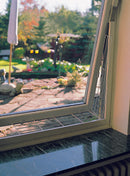 4416 Protective grille for windows, side panel, 62 x 16/8 cm, white