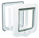 44231 4-Way cat flap, with tunnel, 20 x 22 cm, white