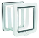 44241 4-Way cat flap, with tunnel, XL: 24 x 28 cm, white