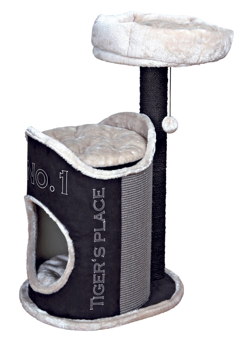 44415 Susana scratching post, 90 cm, black/light grey/grey
