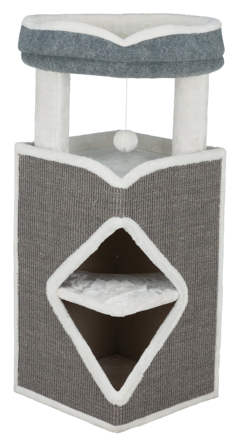 44427 Arma Cat Tower, 98 cm, grey/blue/grey
