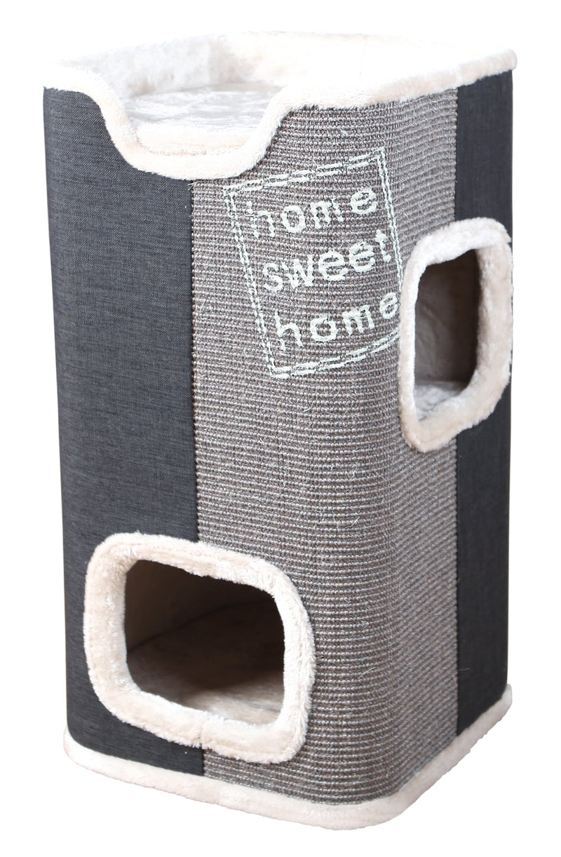 44957 Jorge Cat Tower, 78 cm, anthracite/light grey/grey