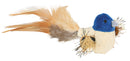 45765 Bird with feathers, plush, 8 cm