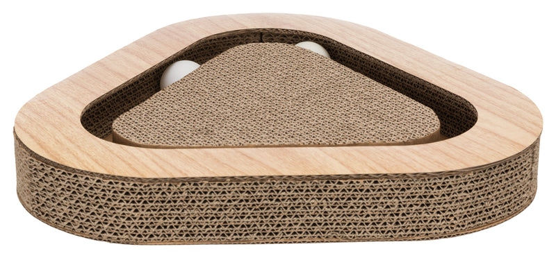 48009 Scratching cardboard, 36 x 5 x 36/36 cm, brown