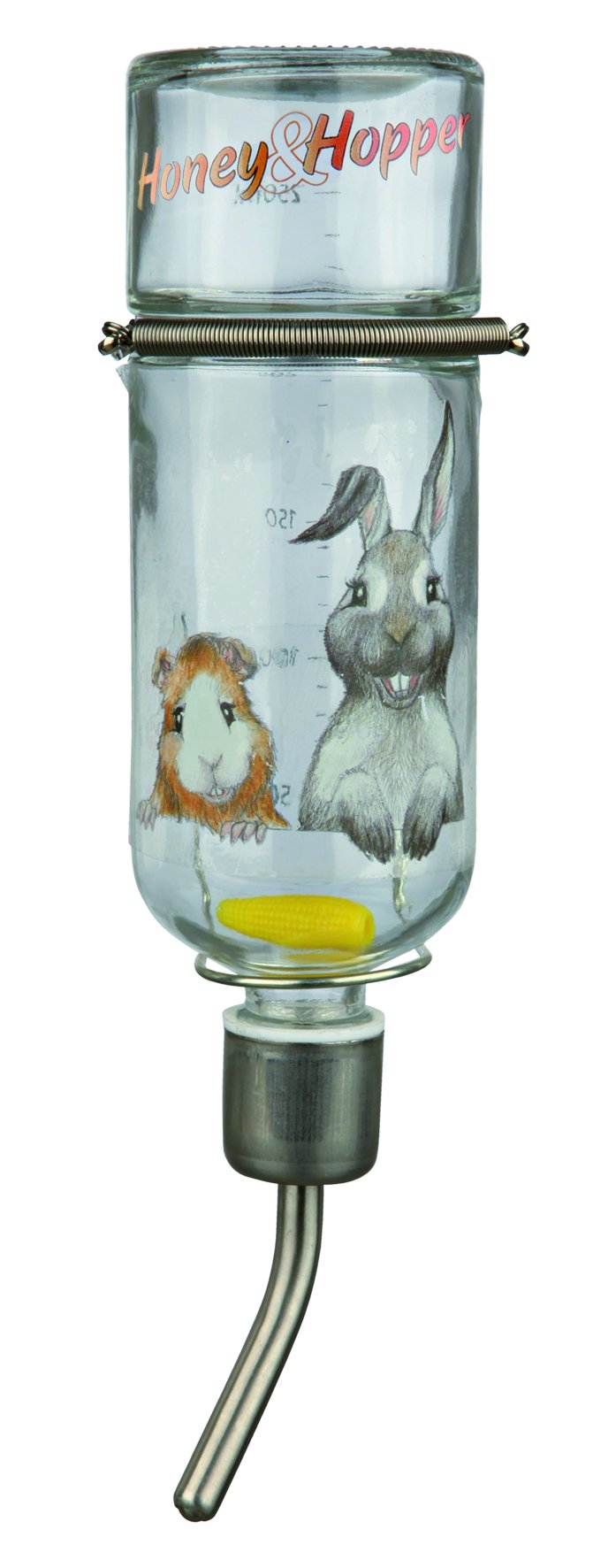 60446 Honey & Hopper water bottle, glass, 250 ml