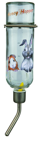 60447 Honey & Hopper water bottle, glass, 500 ml