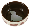60732 Ceramic bowl with motif, guinea pigs, 250 ml/diam. 11 cm
