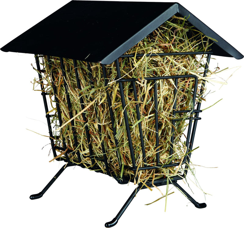 60909 Standing hay manager, metal, 20 x 23 x 20 cm, black