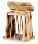 61193 Hay manager with lid, flamed, 25 x 22 x 18 cm