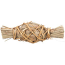 61816 Straw toy with rattan,  5 x 13 cm