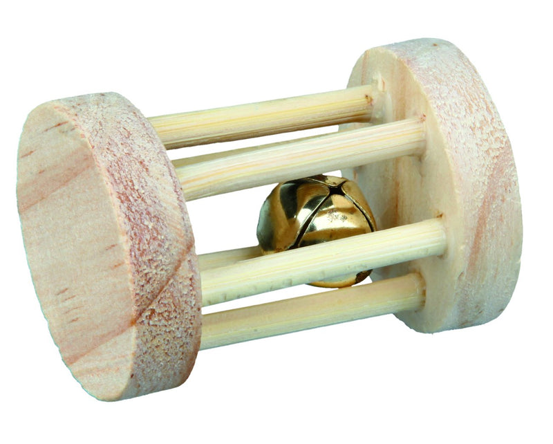 6183 Wooden playing roll for small animals, diam. 3.5 x 5 cm