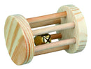 6184 Wooden playing roll for small animals, diam. 5 x 7 cm
