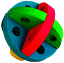 6185 Play and snack ball, wooden, diam. 8 cm