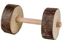 6195 Natural Living dumbbells, diam. 4.5 x 9 cm, 2 pcs.