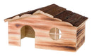 61971 Natural Living Ragna house, flamed, 35 x 18 x 20 cm