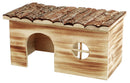 61974 Natural Living Grete house, flamed, 35 x 18 x 20 cm