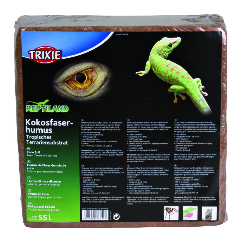 76154 Coco soil, substrate, pressed, gives 60 l